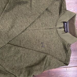 Under Armour Forest Green Half-Zip Pullover